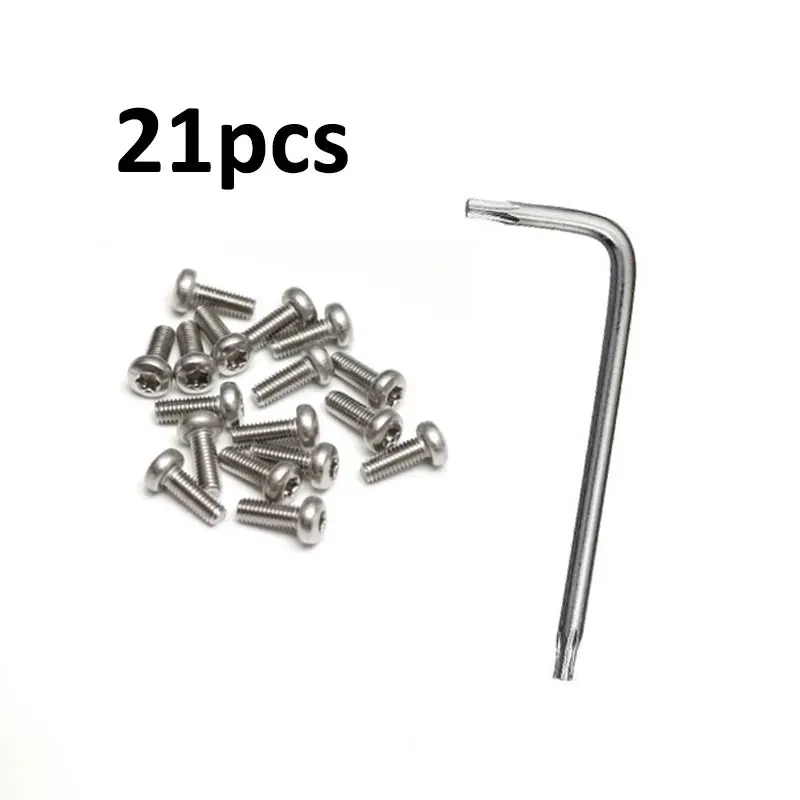 21PCS Bottom Battery Cover Stainless Steel Metal Screws for Xiaomi Mijia M365 And Pro Electric Scooter Repaired Parts