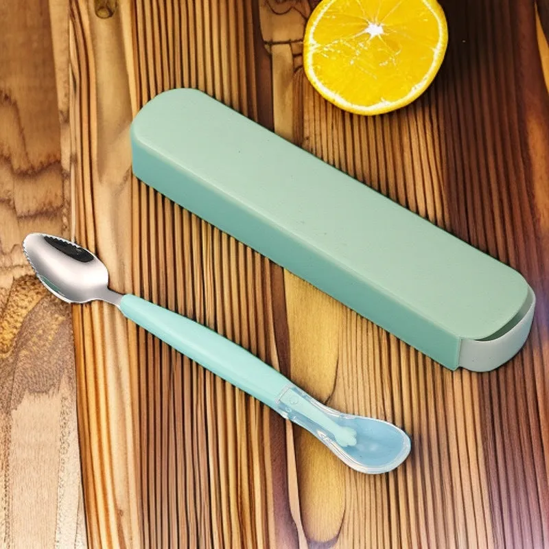 304 Stainless Steel Double Head Scraping Spoon