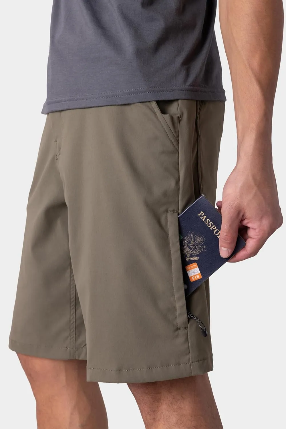 686 Men's Everywhere Hybrid Short - Relaxed Fit - Quick-Drying Classic Shorts - 10 Pocket Design