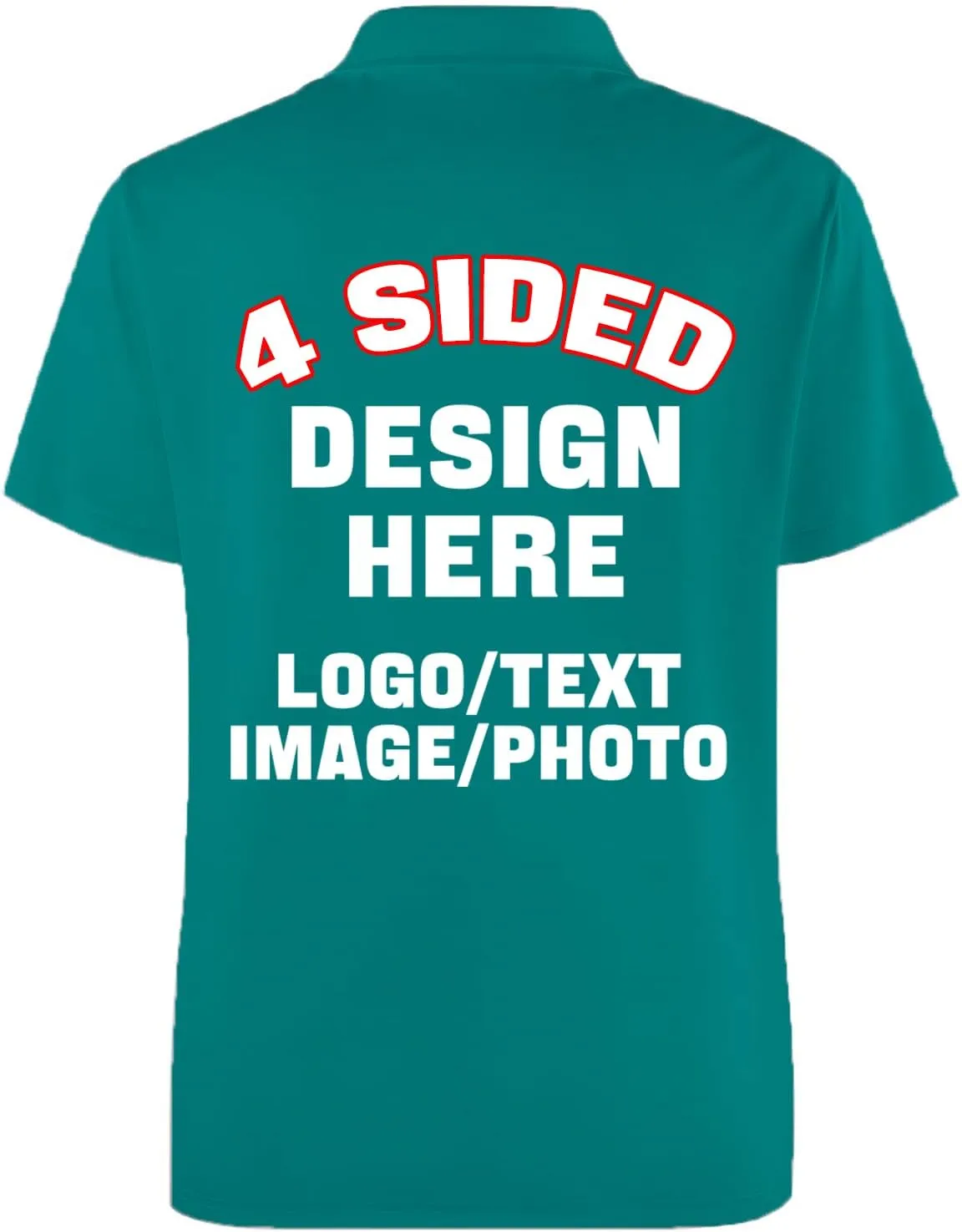 Custom Polo Shirts for Women Add Your Own Image Text Jersey Shirts for Men Personalized Design Polo Logo Shirts