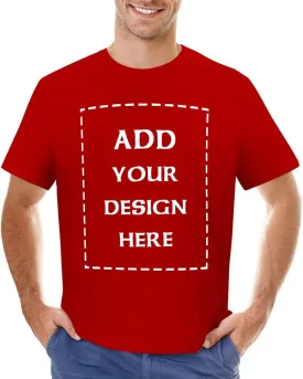 Custom t Shirt Design Your Own Image Text Personalized Adult Printing Shirts