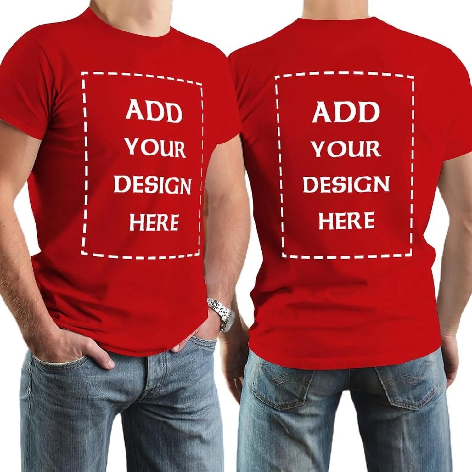 Custom t Shirt Design Your Own Image Text Personalized Adult Printing Shirts