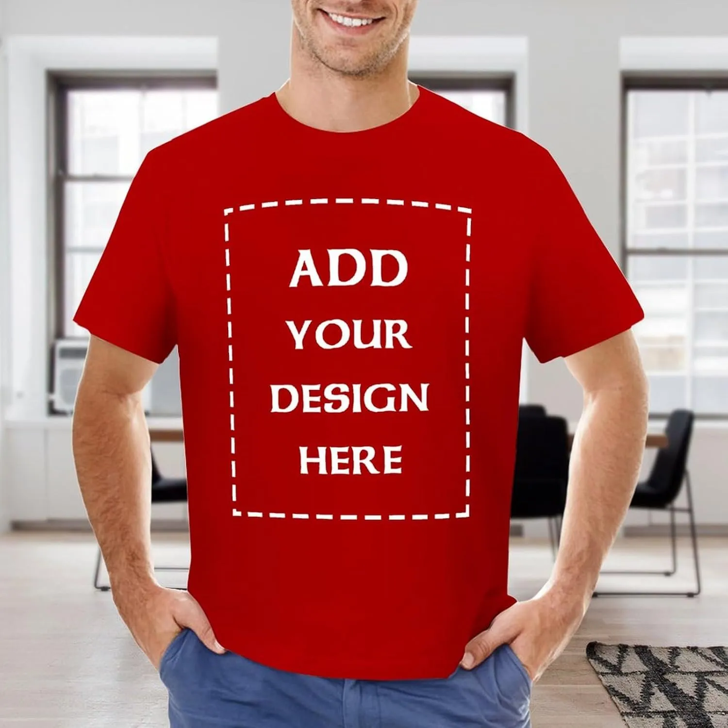 Custom t Shirt Design Your Own Image Text Personalized Adult Printing Shirts
