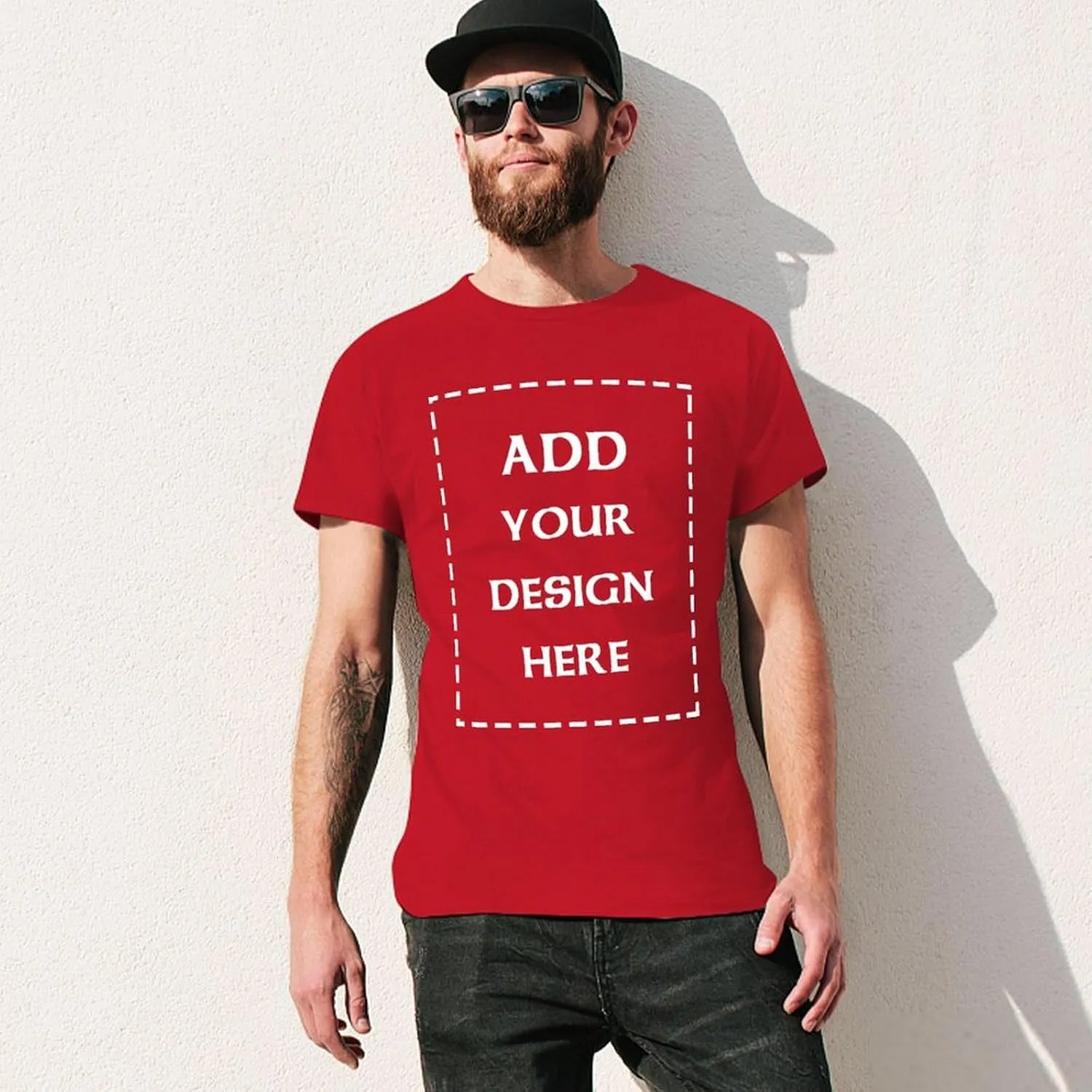 Custom t Shirt Design Your Own Image Text Personalized Adult Printing Shirts