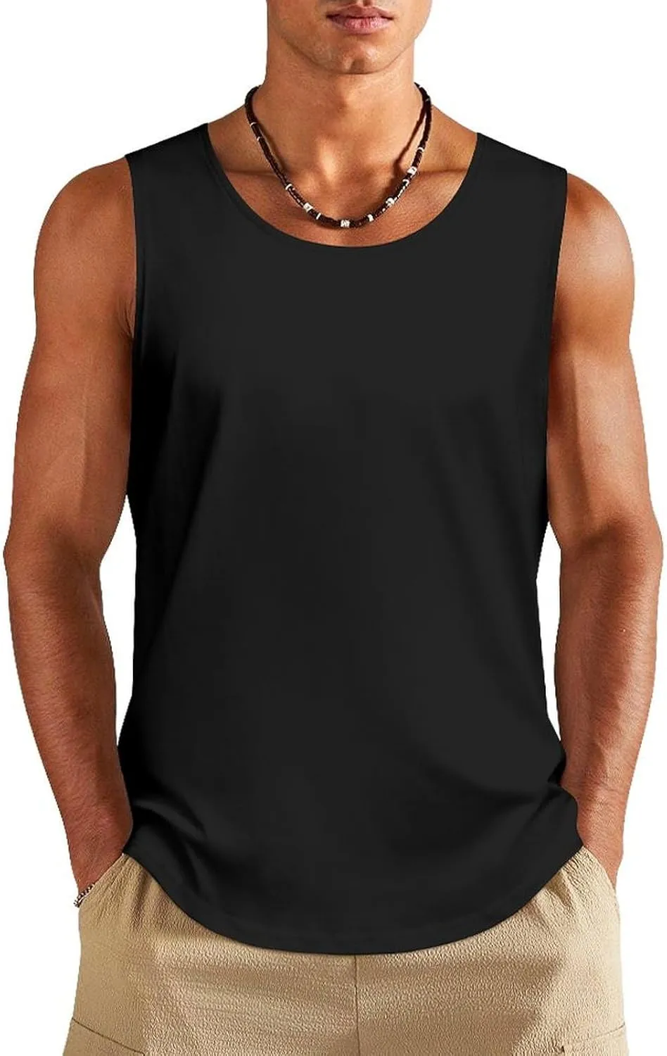 Custom Tank Tops Double Side Design Mens Muscle T Shirts for Gym Workout