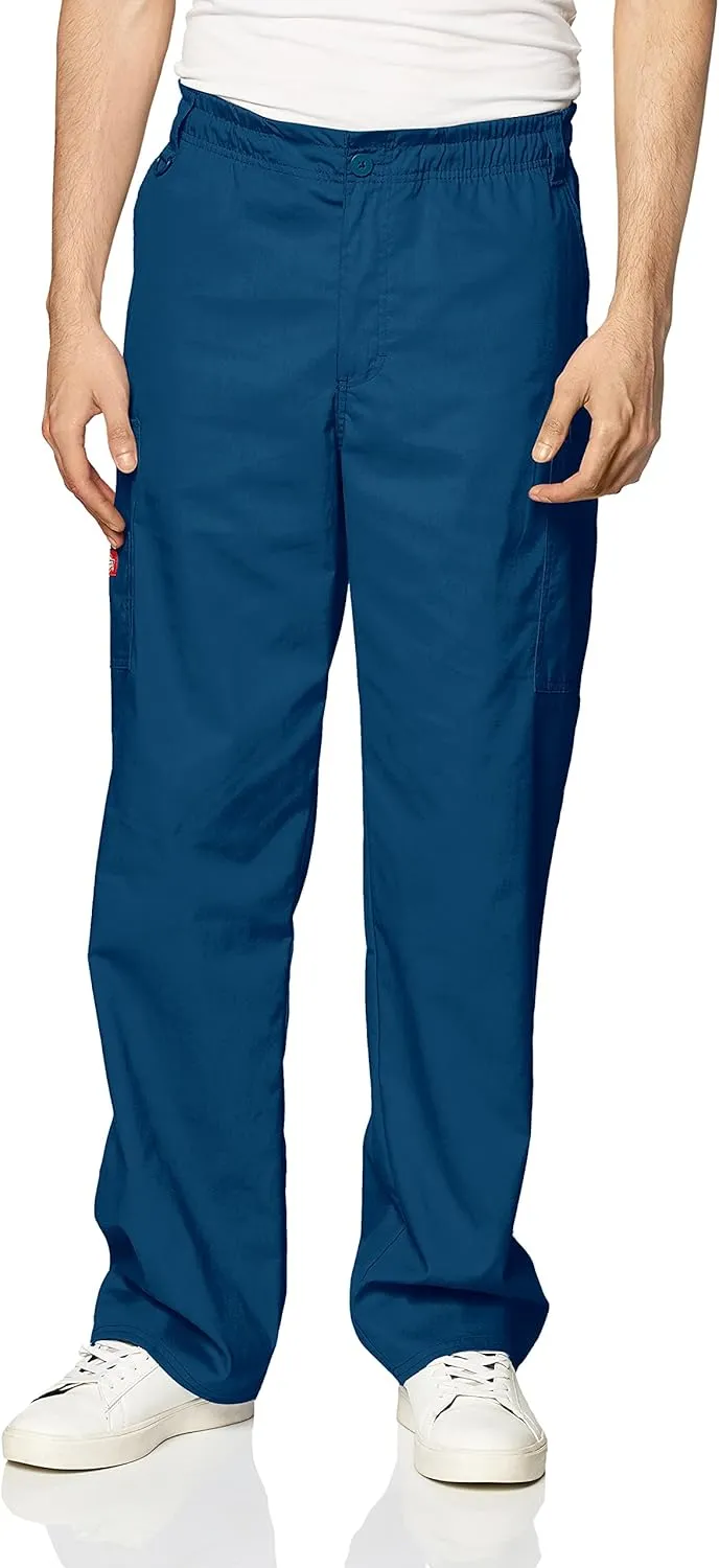 Dickies Men's Pull-On Pant with 7 Pockets Elastic Waistband with Button Closure 81006