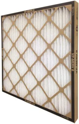 Flanders Vp Merv 8 High-Capacity Extended Surface Pleated Air Filter 21X21X1 Inch