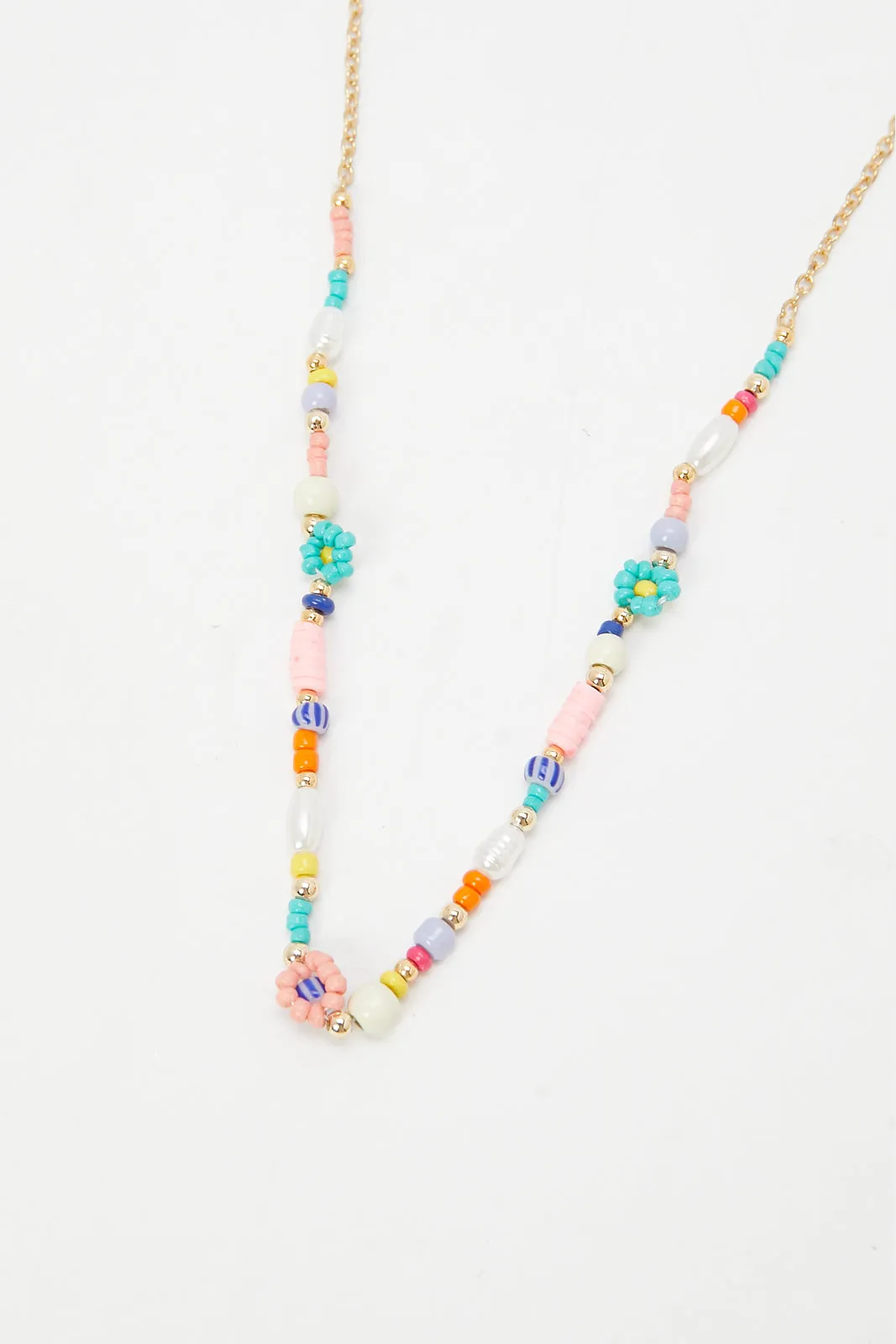 Girls Assorted Embellished Necklace & Bracelet (3 Piece)
