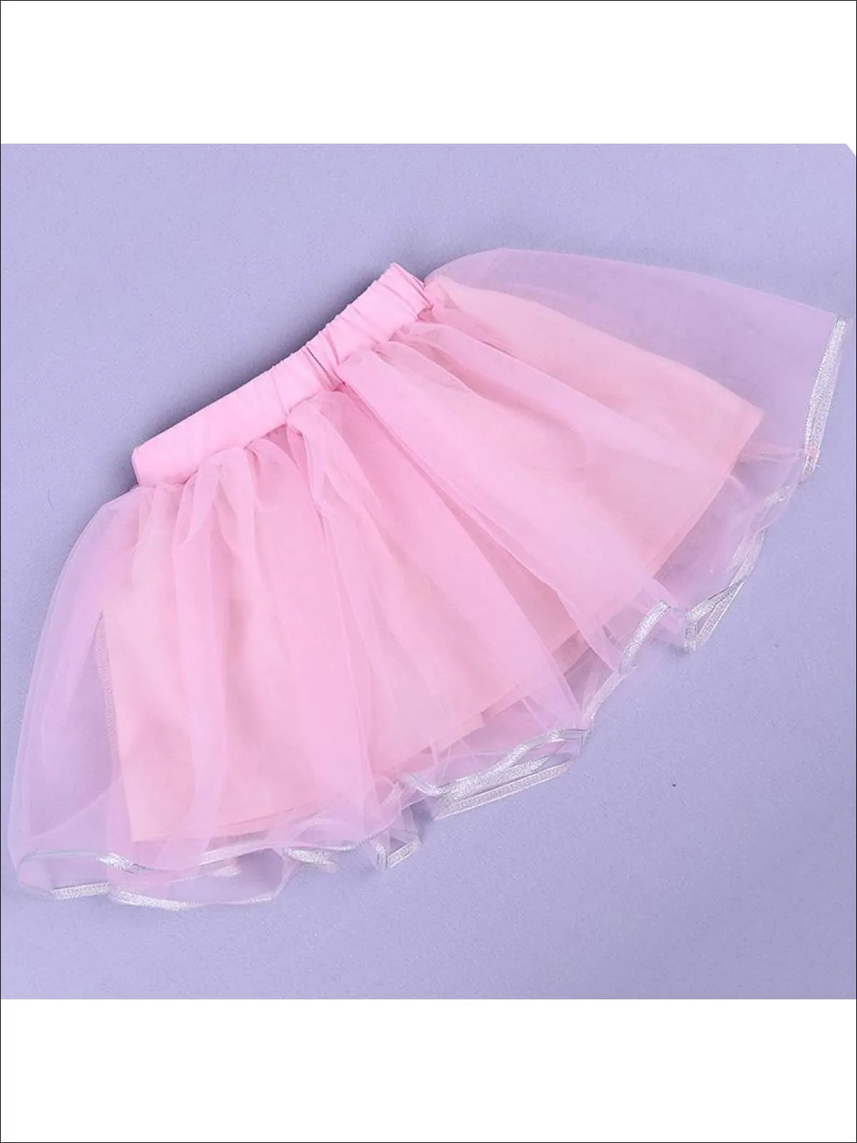 Girls White Unicorn T-Shirt And Tutu Skirt
