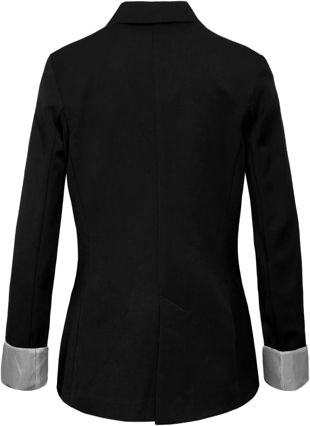 J. LOVNY Women's Premium Fabric Comfy with One Button Oversized Boyfriend Blazer S-3XL