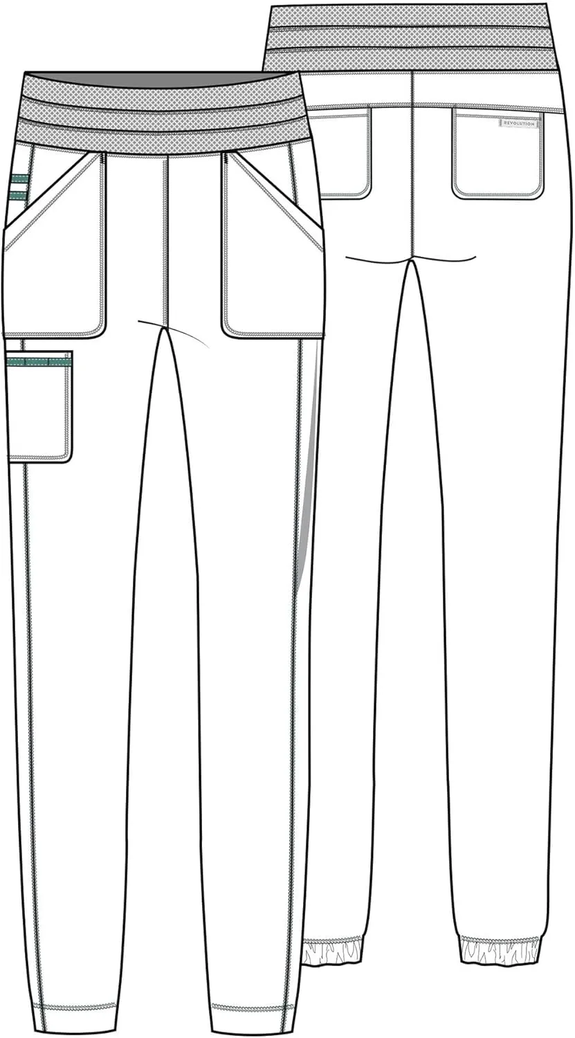 Jogger Scrubs for Women Workwear Revolution, Soft Stretch, Easy Care WW011