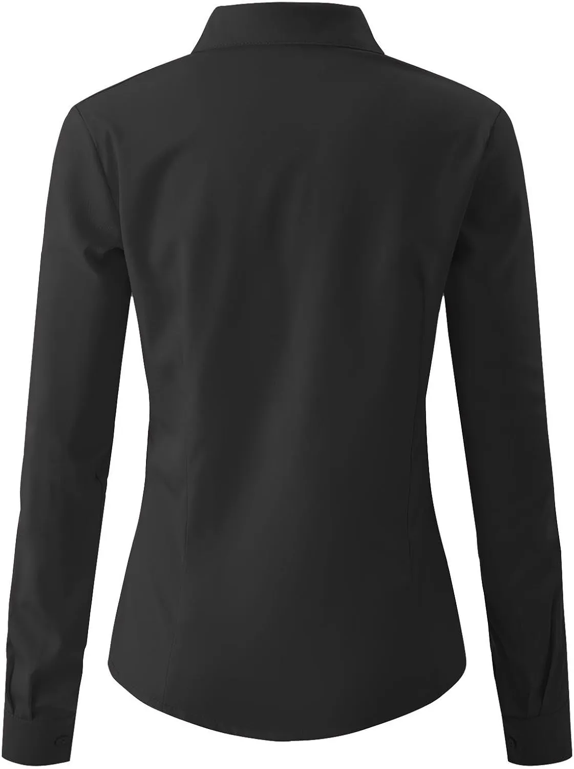 jonivey Womens Long Sleeve Button Down Stretch Dress Shirt Soft Wrinkle Free Work Casual Business Office Blouse