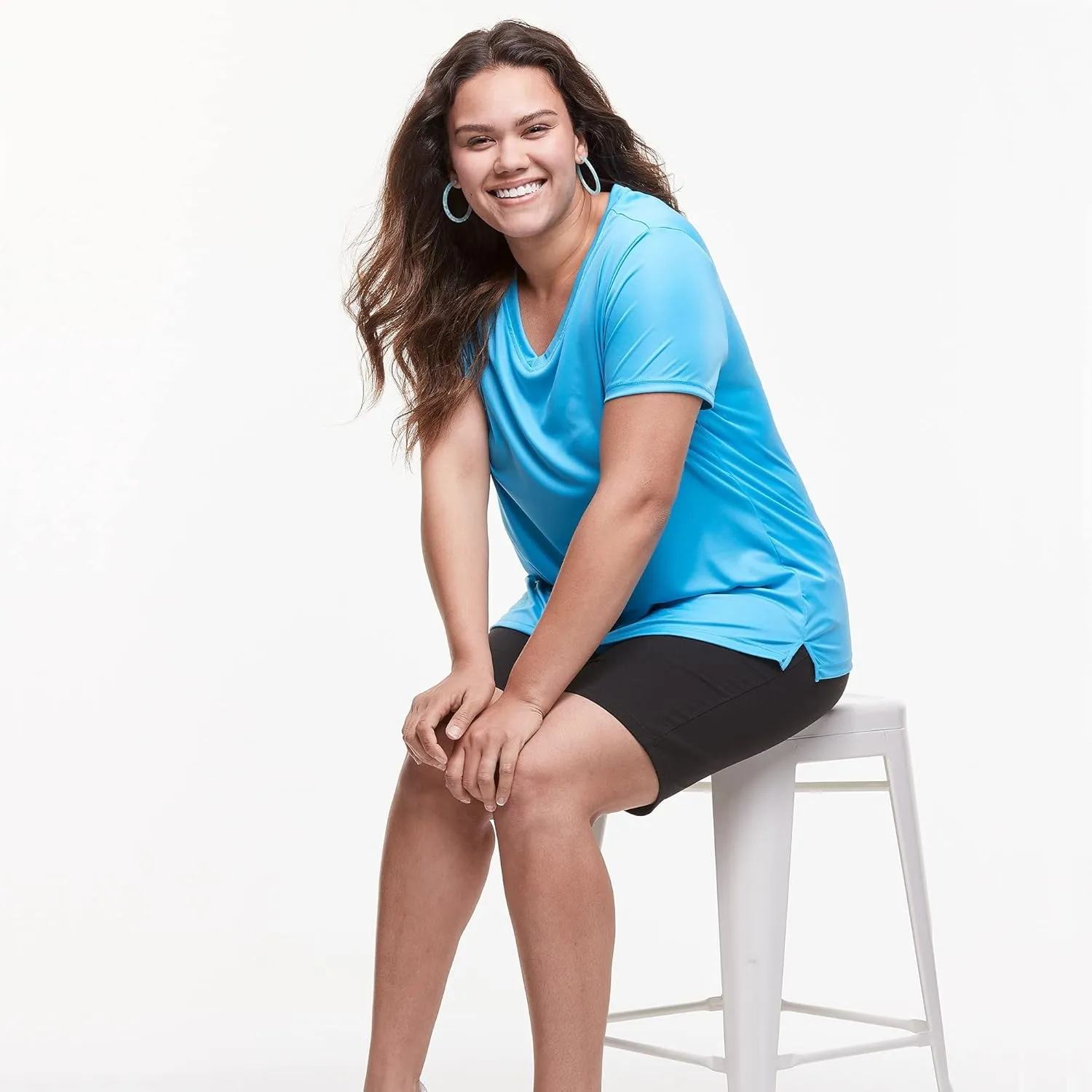 Just My Size Women's Stretch Jersey 9" Bikeshorts