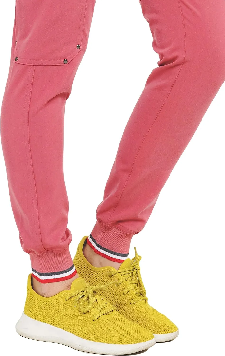 Mediclo Women's Medical Scrub Pants - Catalina Jogger 7 Pockets Eco Friendly Sustainable FYSEL Fabric Tapered Leg Workwear