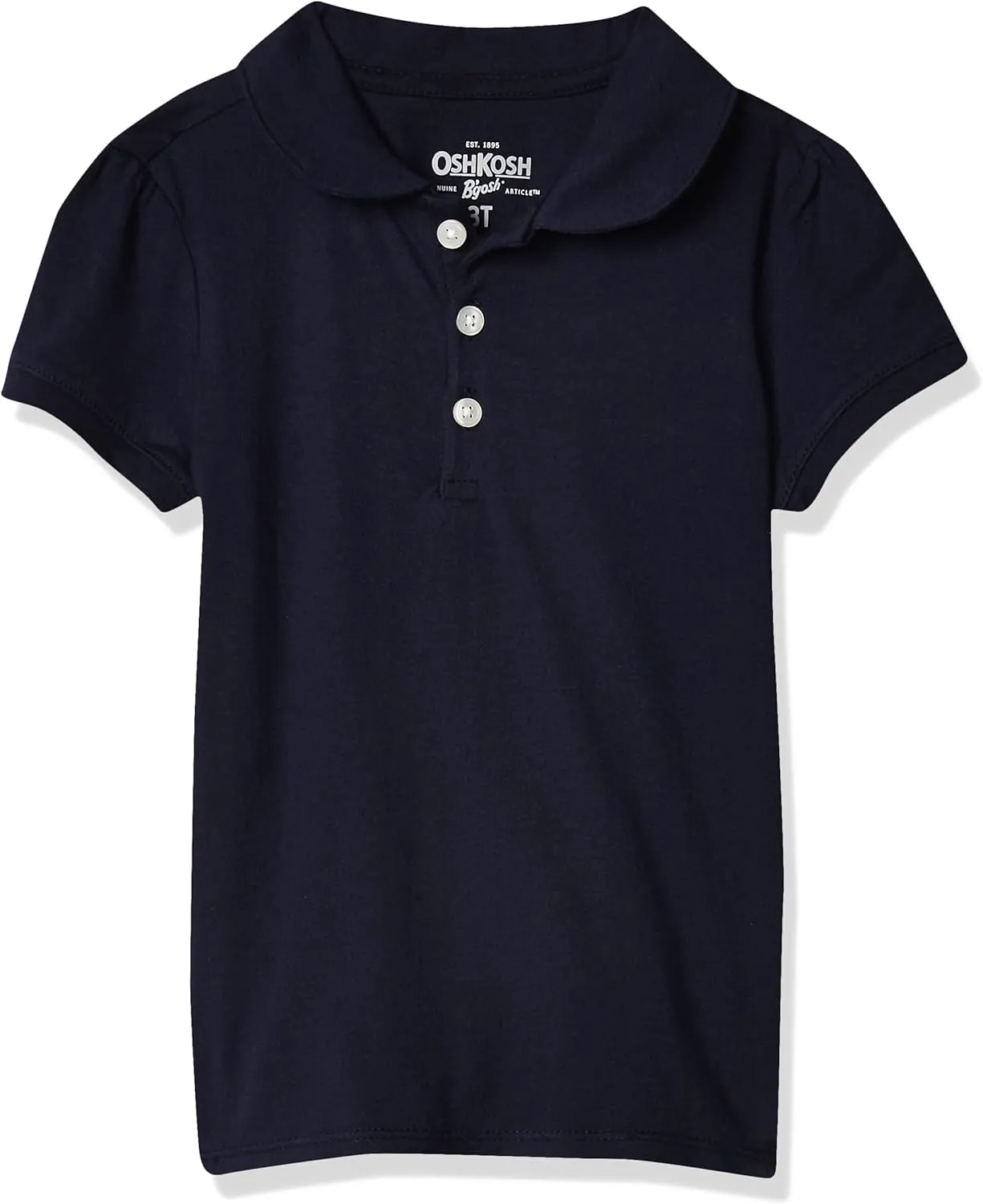 OSHKOSH B'GOSH Girls' Short-Sleeve Uniform Polo
