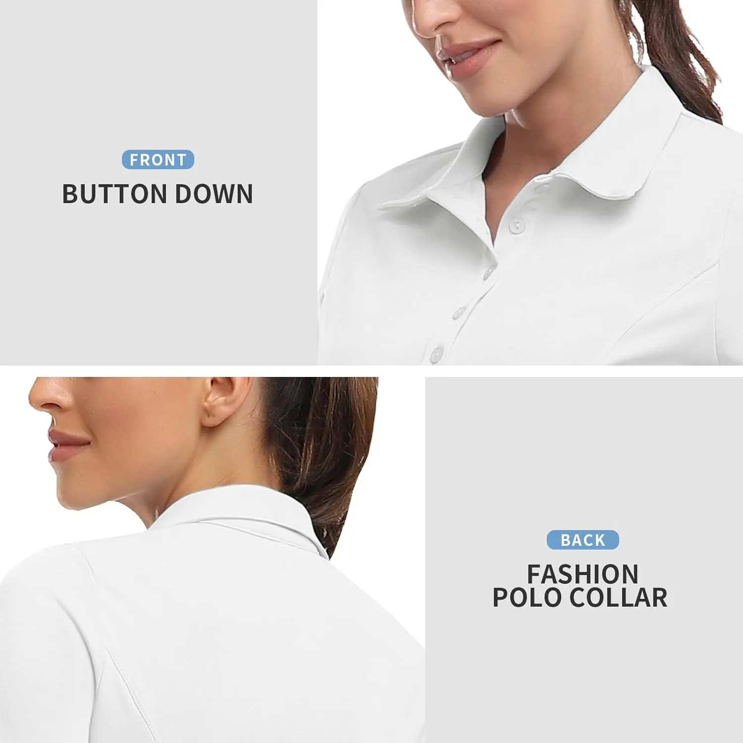 Soneven Women Polo Golf Tennis Dress Built in Shorts Short Sleeve Workout Athletic Pleated Dresses with Pockets