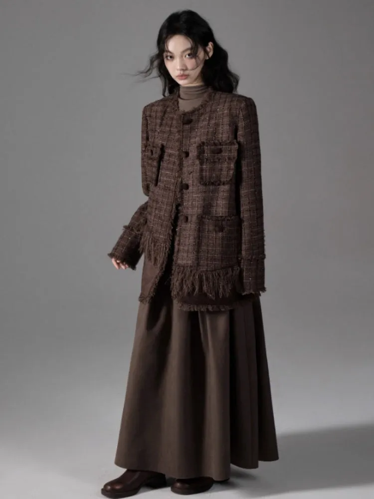 Switching Design Draped Pleated Dress【s0000004396】