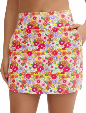 THE GYM PEOPLE Women's Golf Skort Tennis High Waist Lightweight Athletic Casual Skirts Built-in Shorts with 4 Pockets