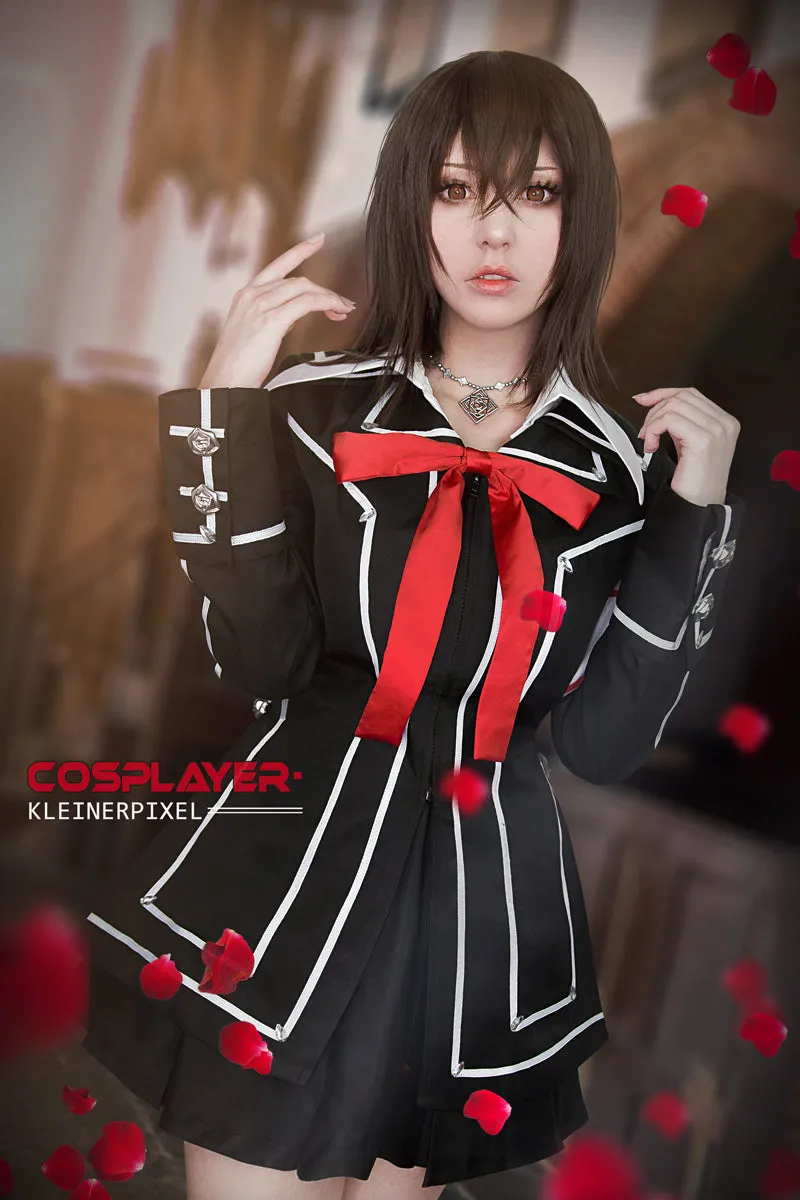 Vampire Knight Day Class Girl Kurosu Yuuki Cosplay Costume