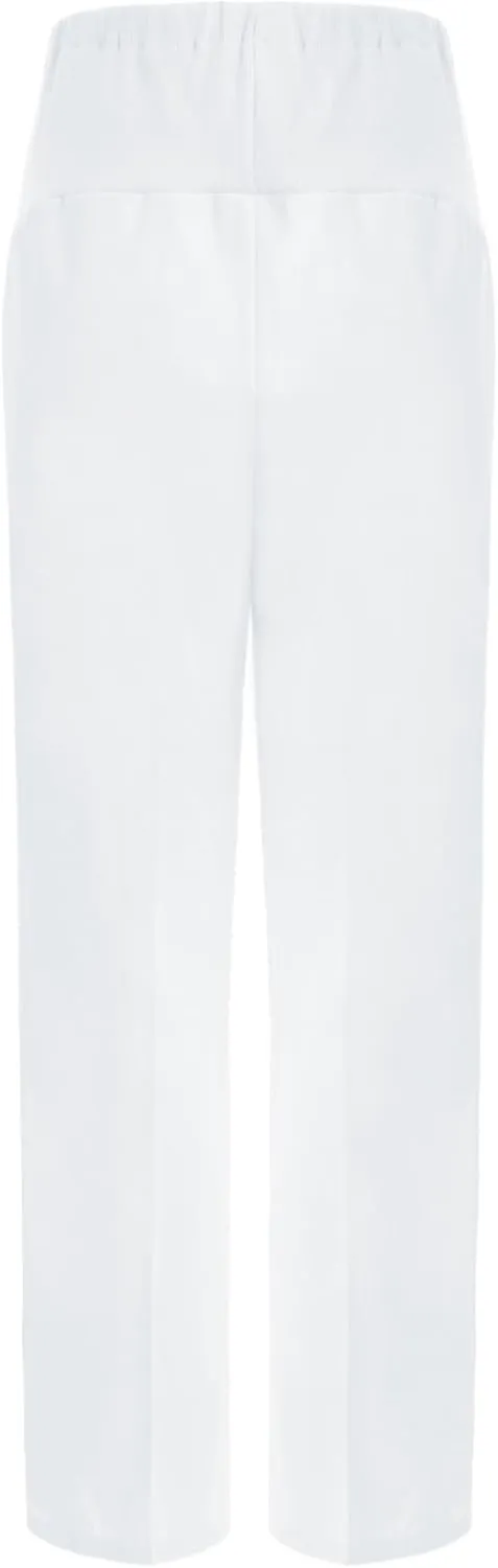 Women's Maternity Pant Workwear Pregnancy Cargo Trousers with Adjustable Elastic Waistband