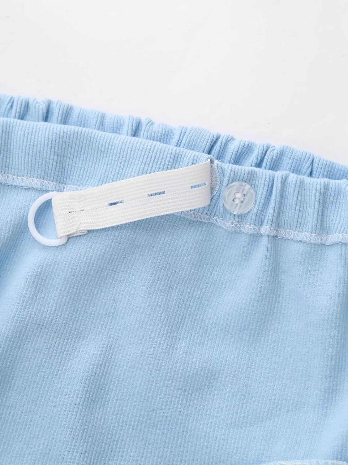 Women's Maternity Pant Workwear Pregnancy Cargo Trousers with Adjustable Elastic Waistband